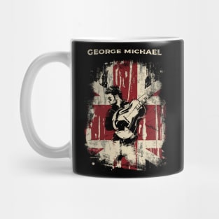 Vintage Distressed George Michael Mug